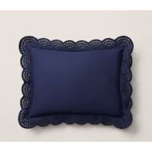 Ralph Lauren Home - Rl Eyelet Throw Pillow - Navy